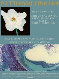 Making Waves with Abstract Acrylics with Melissa Meyers @ Patterson Library