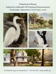 Katherine Galbraith Oil Painting Demonstration @ Patterson Library